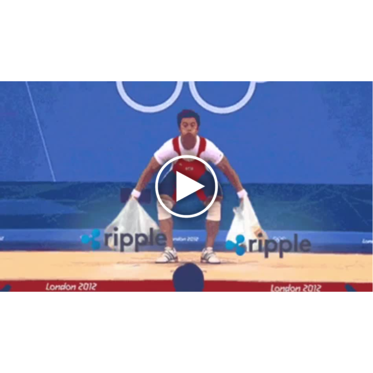 When you’re broke but still want to flex at London 2012 💪 Ripple’s bags got me feeling Olympic. #gymfail #crypto.