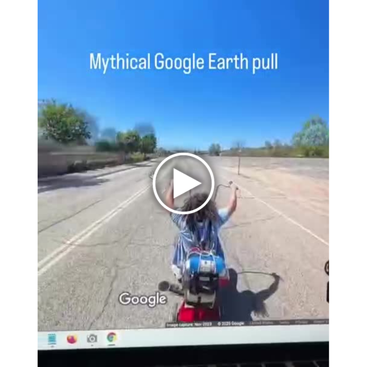 When you finally get that “Mythical Google Earth pull.” Absolute legend spotted! #mythical #GoogleEarth #win.