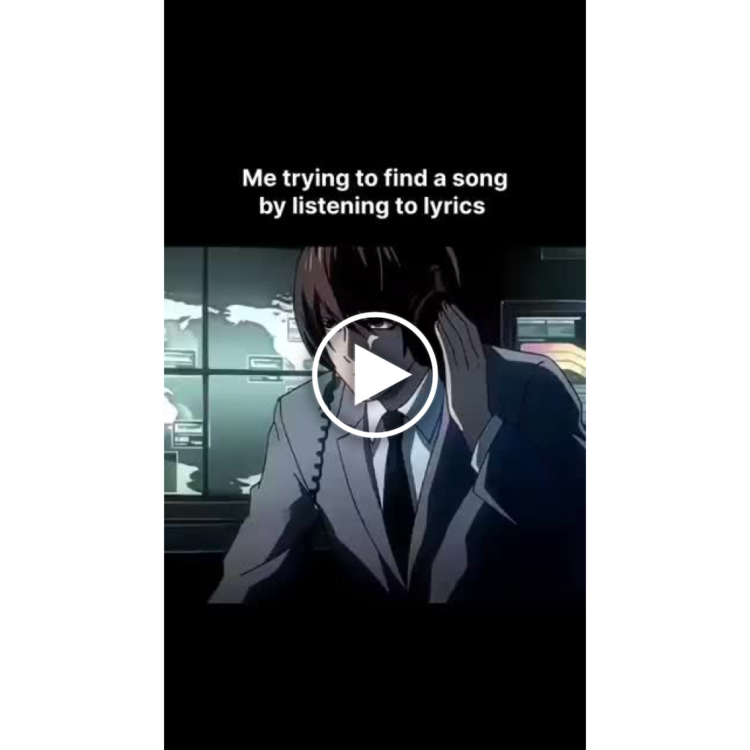 Me trying to find a song by listening to lyrics. Been there? You’re basically an undercover agent. #music #relatable #anime.