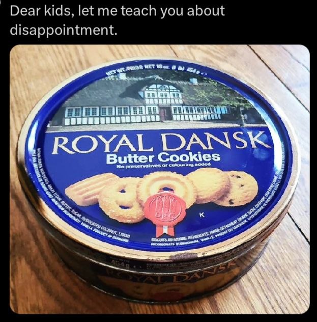 Dear kids, let me teach you about disappointment. If you know, you know... #childhood #expectations #cookies #classic.