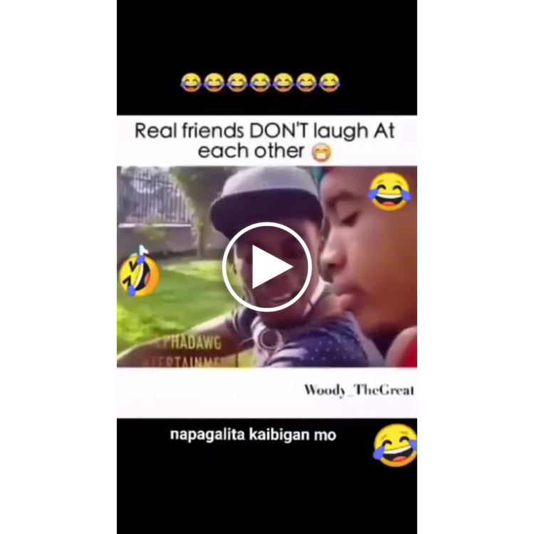 Real friends DON'T laugh at each other... unless napagalita kaibigan mo. 😂 Tag that one friend! #Friendship #LOL.