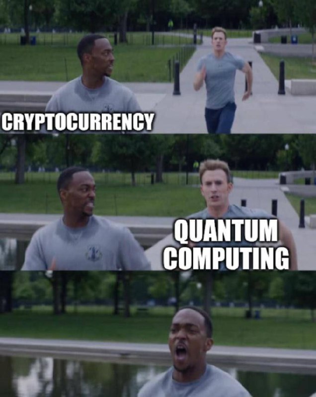 When you're chilling as "Cryptocurrency" and suddenly "Quantum Computing" comes sprinting past 😂 #Crypto #Quantum #Levels.