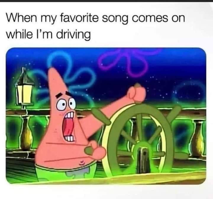 When your favorite song blasts in the car and you turn into a superstar driver 😂 "When my favorite song comes on while I'm driving." #mood.