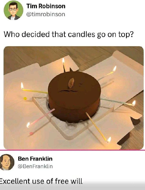Who said candles have to go on top? #FreeWill moments 🤔 "This is genius" ––someone who didn't read the instructions 🍫🕯️ #LifeHacks.