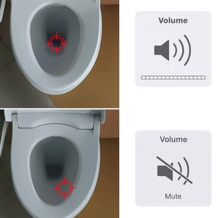 When you miss vs when you try to be quiet after midnight 😂 #fail #toiletlife.