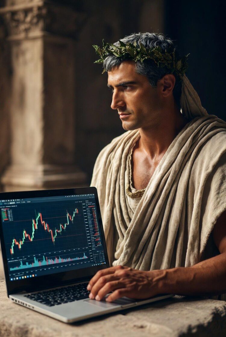 When you realize Caesar would've been a crypto bro. "Veni, Vidi, Volatility!" #Stocks #Crypto #HistoryNerd.