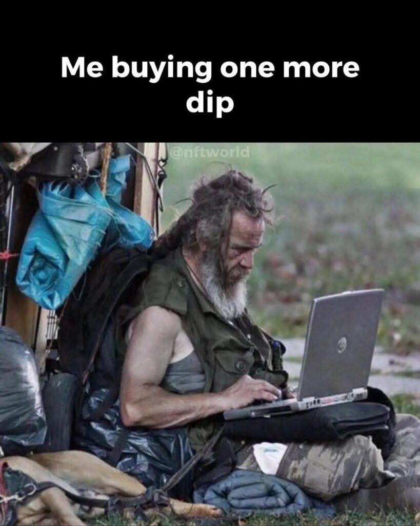 When you say "Me buying one more dip" but your bank account says otherwise. We've all been there #crypto #relatable.