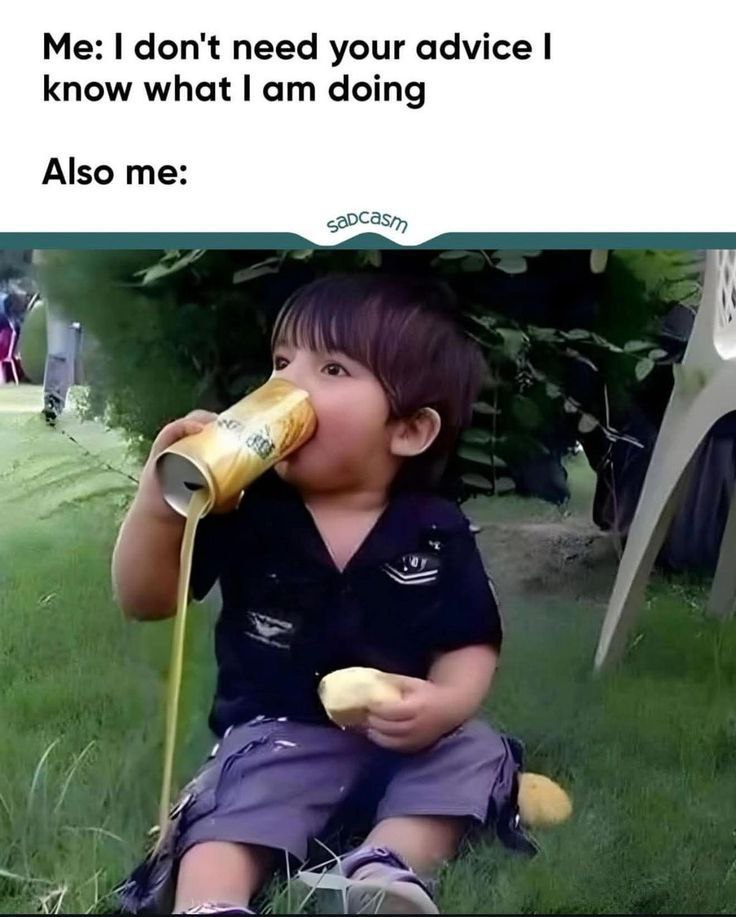 When you ignore advice and instantly regret it. We’ve all been there 😂 #fail #oops #lifelessons.