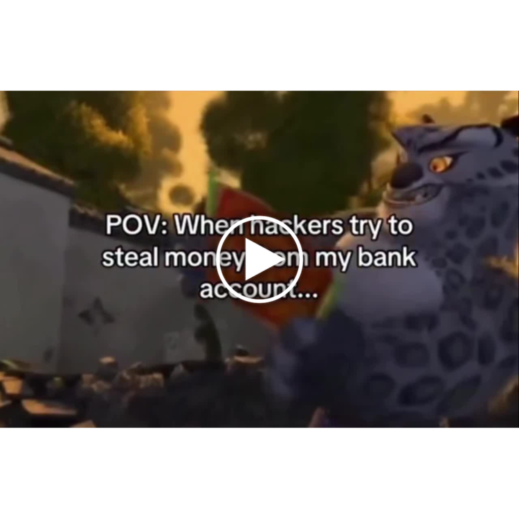 POV: When hackers try to steal money from my bank account... When you see them coming and you're ready 😂💰 #meme #banking #hacker.