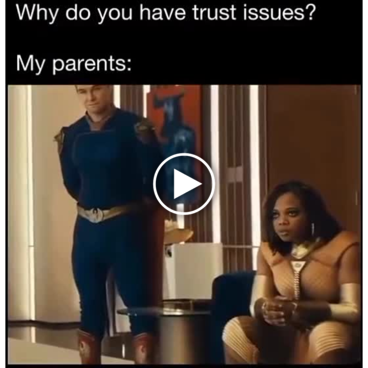 Why do you have trust issues? My parents:" You KNOW the answer. #parenting #trustissues #facts.