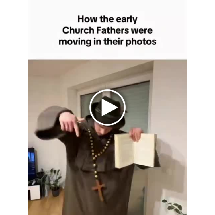 How the early Church Fathers were moving in their photos. When your holiness hits max level 😂🙏 #history #iconic #Memes.