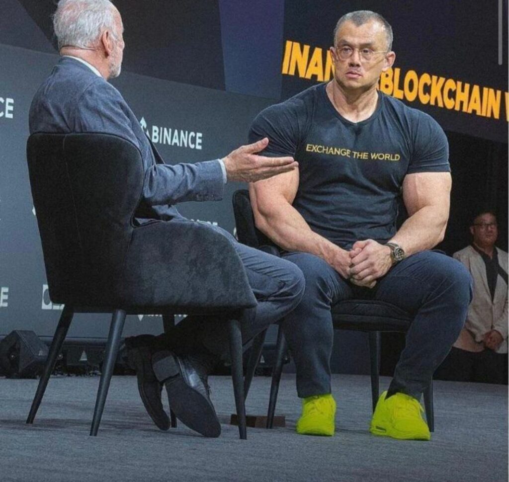 When you trade crypto once and suddenly feel like you can exchange the world. "Exchange the World" #Binance #gymbro #meme.