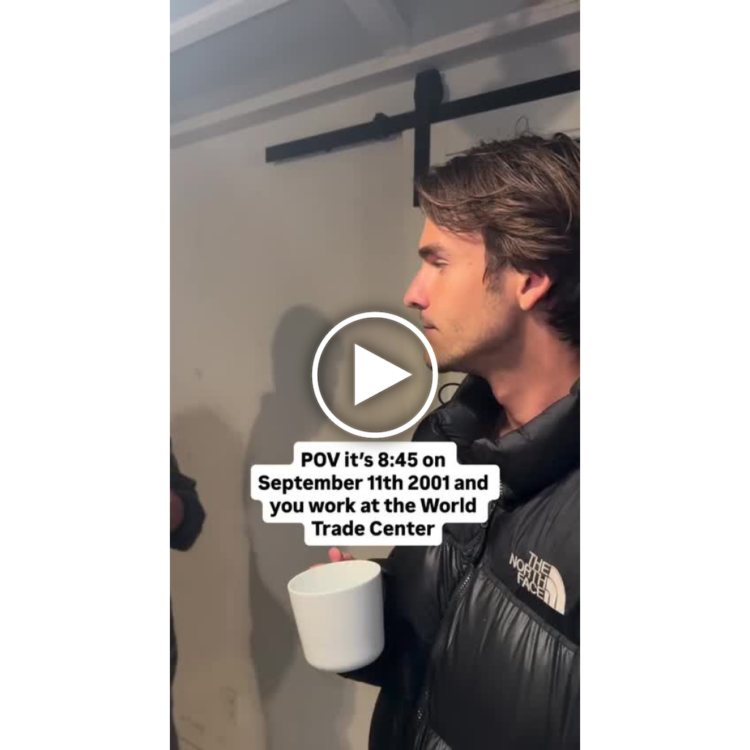 POV it’s 8:45 on September 11th 2001 and you work at the World Trade Center. #darkhumor #to-soon.