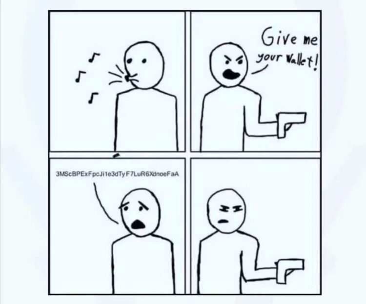 You’re just vibing then someone pulls up like “Give me your wallet!” Suddenly your brain serves random thoughts and they get confused. #relatable.