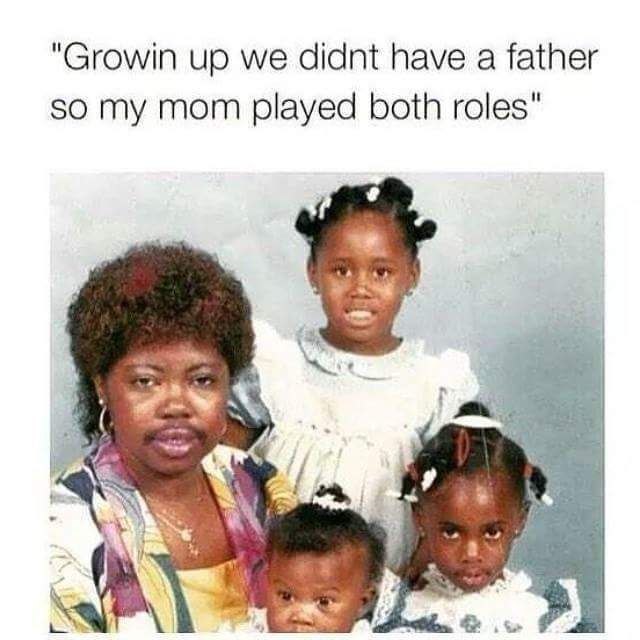 Growin up we didnt have a father so my mom played both roles. When your mom is the real MVP! #MomLife #BossMom.