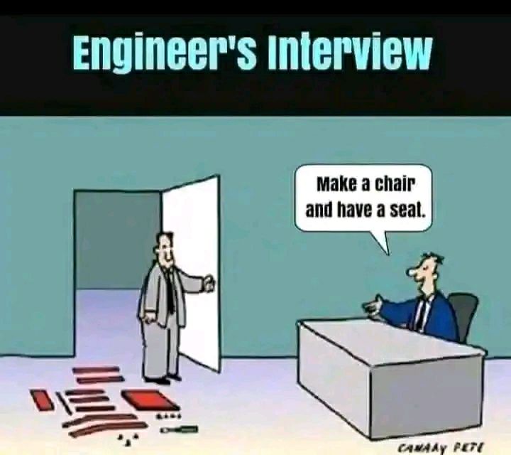 When your job interview is “Make a chair and have a seat.” Bro, I didn’t know LEGO was a skill requirement! 😂 #engineer #jobinterview.