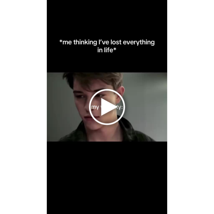 You when you’re like *me thinking I’ve lost everything in life* but accidentally hit play on "my potential." #Mood #GlowUp.