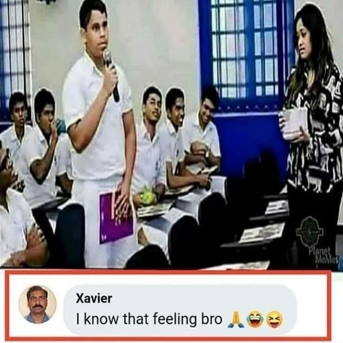 You ever get called up in class and your brain just leaves the chat? "I know that feeling bro" 😂🙏 #school #awkward.