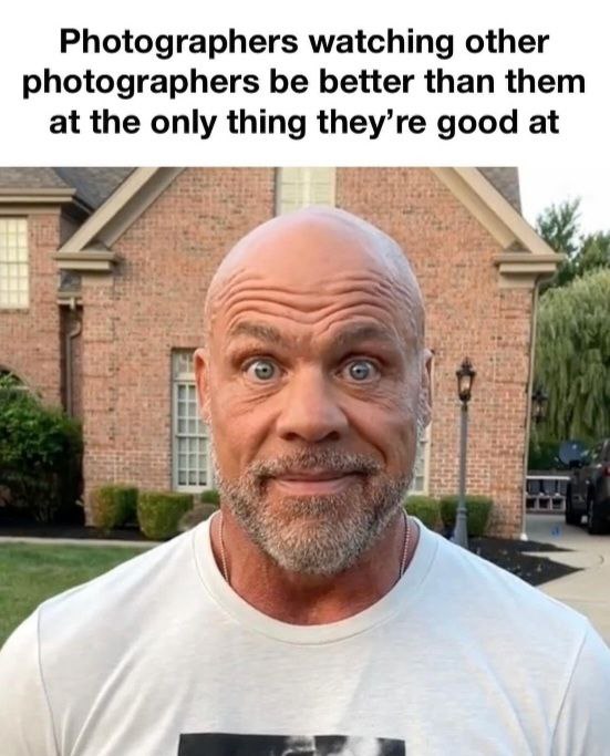 Photographers watching other photographers be better than them at the only thing they're good at. #photography #competition #meme.