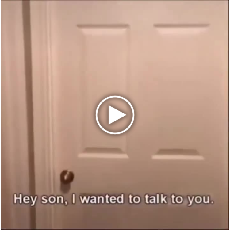 Hey son, I wanted to talk to you." You know it's about to get real when this pops up. Who else hides? 😂 #parenting #meme.