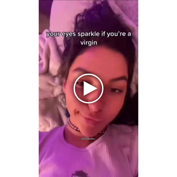 Your eyes sparkle if you're a virgin 😂 Guess I'm out here looking like a black hole #virgin #sparkle #facts.