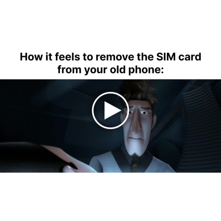How it feels to remove the SIM card from your old phone. You know that SIM’s not coming out without a fight! #SIMSwap #Drama.