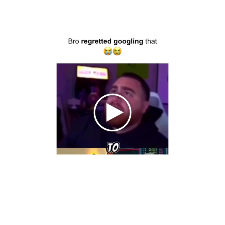 You ever google something and instantly regret it? "Bro regretted googling that" 😭😭 #meme #fail.