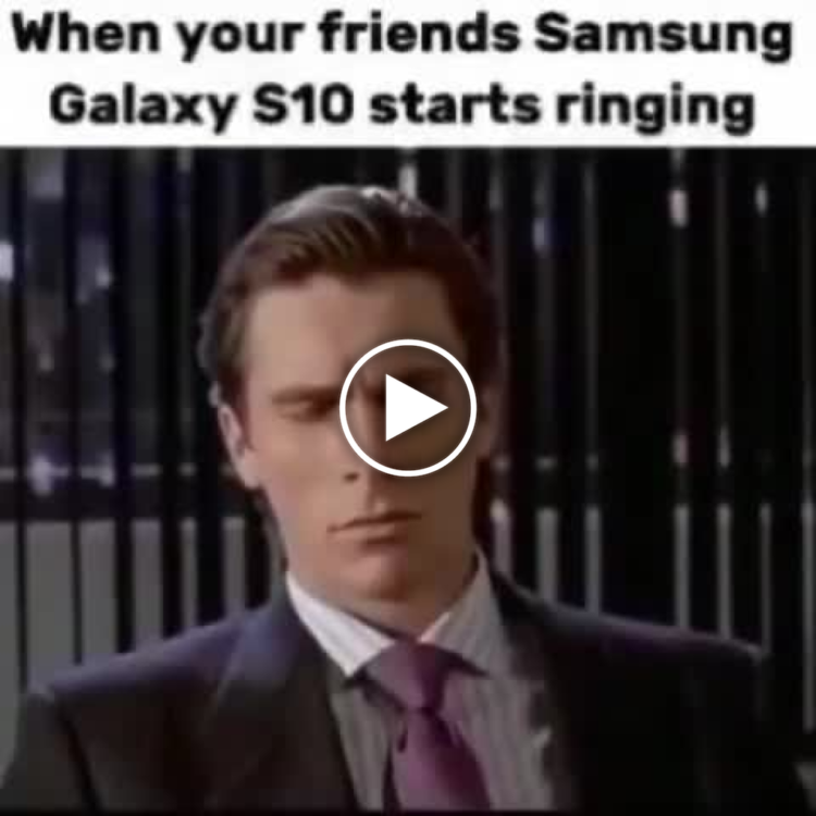 When your friend's Samsung Galaxy S10 starts ringing. That sound hits different 😂 #Android #Phones #GalaxyS10.