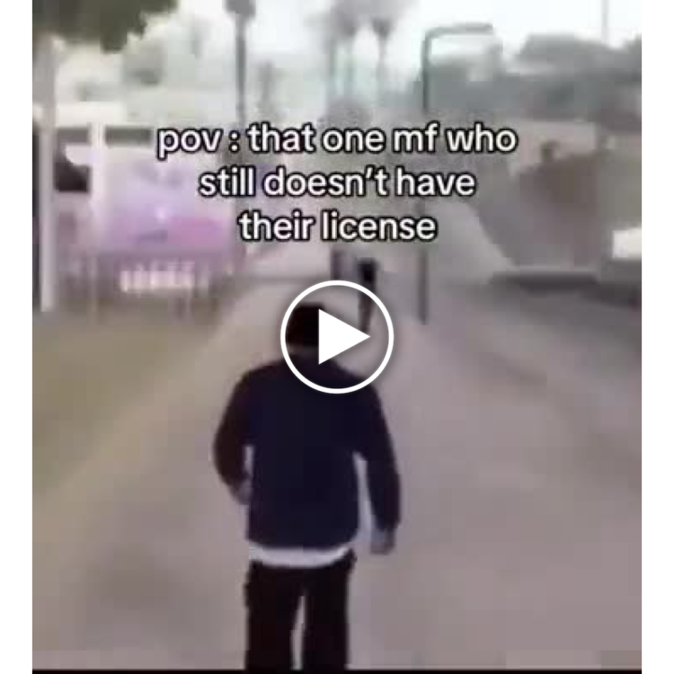 Pov: that one mf who still doesn't have their license. You know it's you 😂 #fail #walking #adulting.