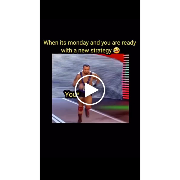 When it's Monday and you are ready with a new strategy 😂 You* Let’s crush this week! #MondayMood #Motivation.