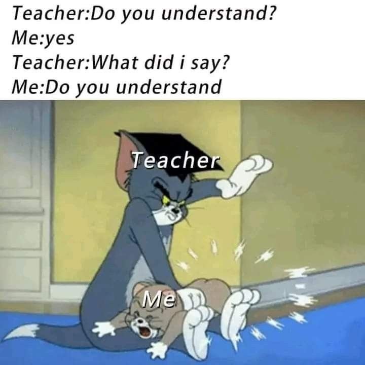 Teacher: *explains* Me: *nods like I get it but have no clue* 🤣 Who else does this? #school #fail #classic.