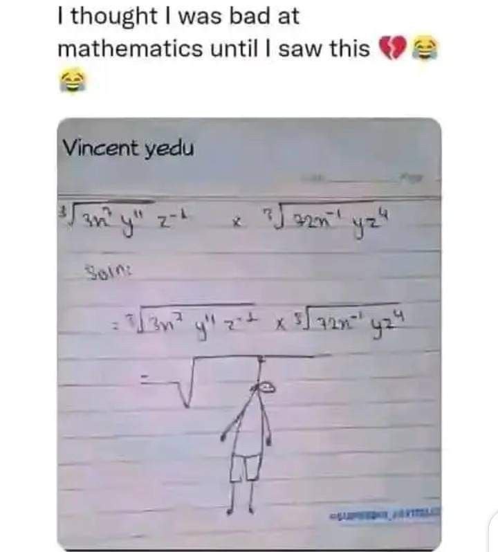 When math gets too real and you just hang in there 😂💔 "Struggling at math level: expert." #math #fail #meme.