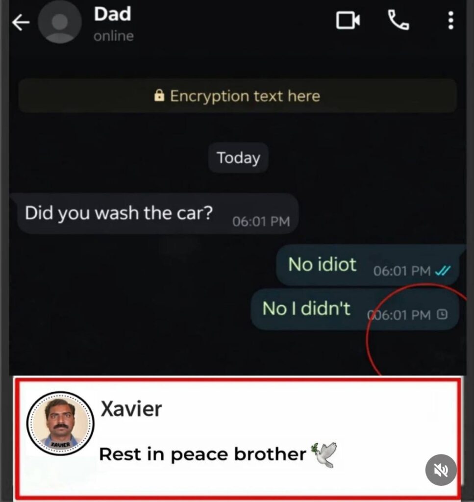 When dad asks “Did you wash the car?” and you reply “No idiot”—then correct to “No I didn’t.” RIP bro 🕊️ #fail #family #lol.