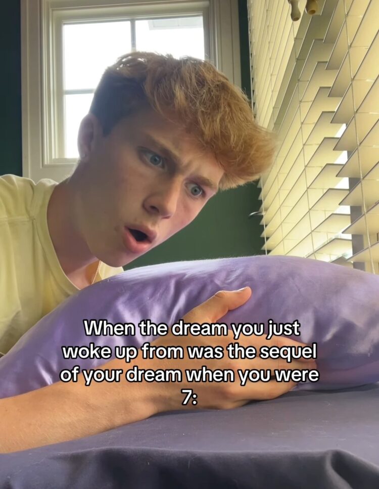 When the dream you just woke up from was the sequel of your dream when you were 7. #nostalgia #mindblown #lol.