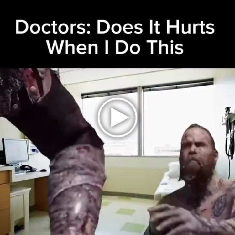 Doctors: Does It Hurts When I Do This. Because apparently it needs to be detached before it’s important! 😂 #doctors #why.