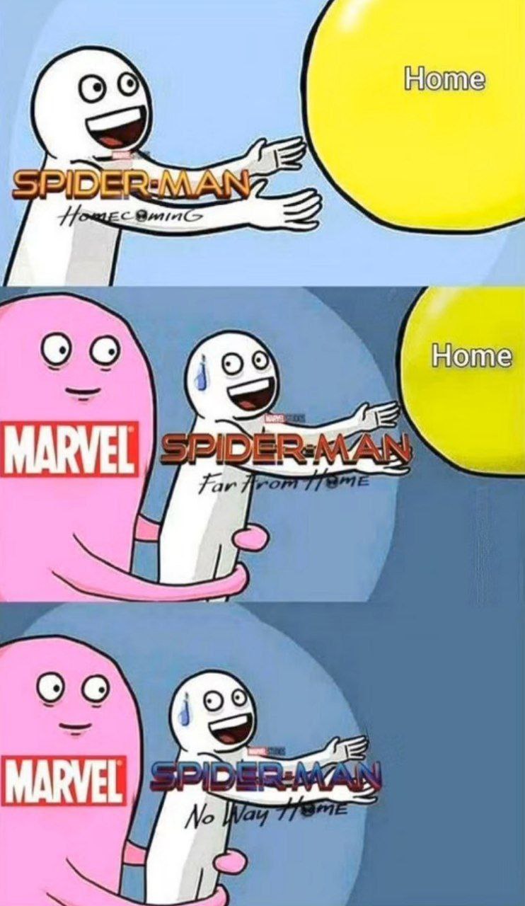 You’re "Spider-Man Homecoming" reaching for "Home" and Marvel’s out here holding back Far From Home and No Way Home 😂 #spiderman #Marvel.
