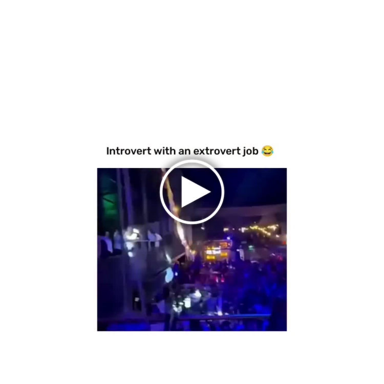 Introvert with an extrovert job" Ever just wanna nope back into the shadows at work events? #introvertproblems #MondayVibes.