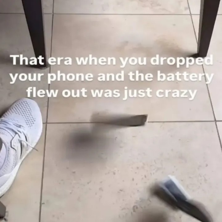 That era when you dropped your phone and the battery flew out was just crazy. Only real ones remember! #nostalgia #throwback.