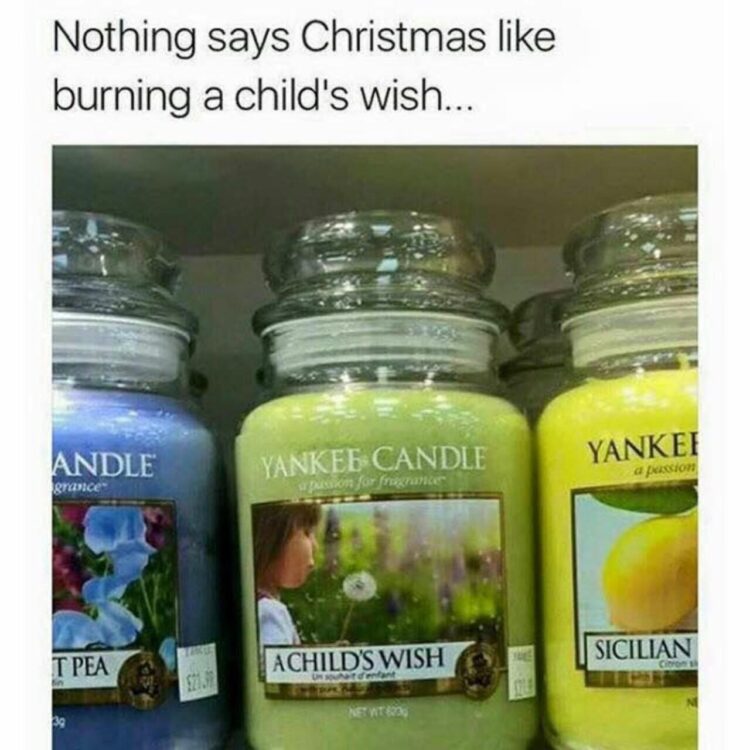 Nothing says Christmas like burning a child's wish... 😂 When your holiday spirit gets a little too literal. #Christmas #DarkHumor.