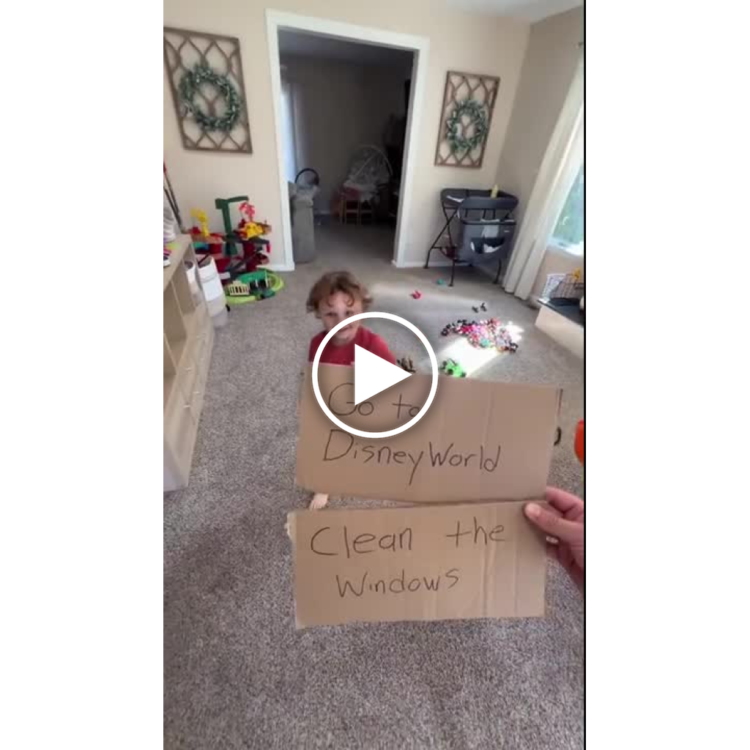 You when given a life choice: "Go to Disney World" vs. "Clean the windows." Choose wisely! #toughdecisions #Disney.