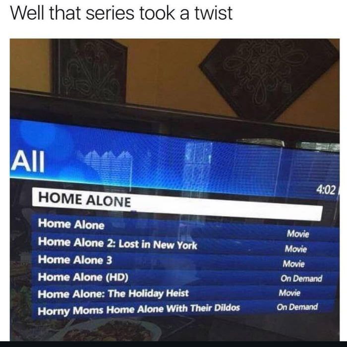You settle in for some classic "Home Alone" and BAM—sudden spicy plot twist! TV guides really said no mercy tonight. #awkward #lol.