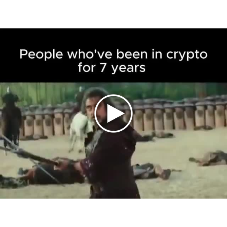 You after 7 years in crypto: "People who've been in crypto for 7 years." Survived the charts and the dips. #crypto #veteran.