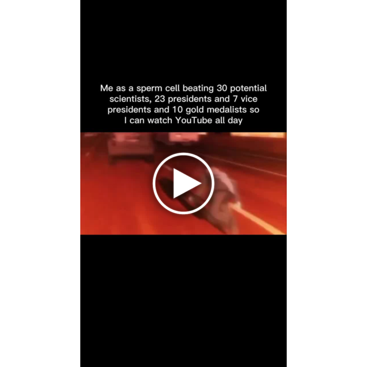 You outran 30 scientists, 23 presidents, 7 VPs & 10 gold medalists just to watch YouTube all day. #winning #priorities.