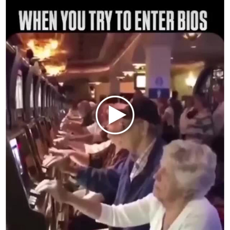 WHEN YOU TRY TO ENTER BIOS—when you’re mashing every key just to get your PC to boot! #techfail #memes.