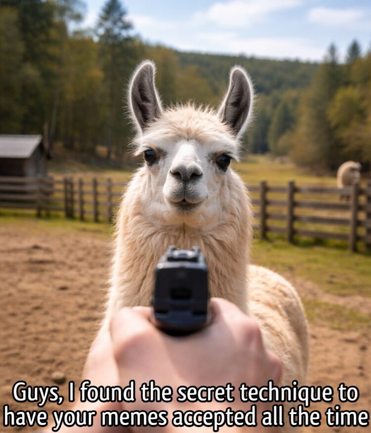 Guys, I found the secret technique to have your memes accepted all the time. Try this and thank me later 😂 #meme #secrets.