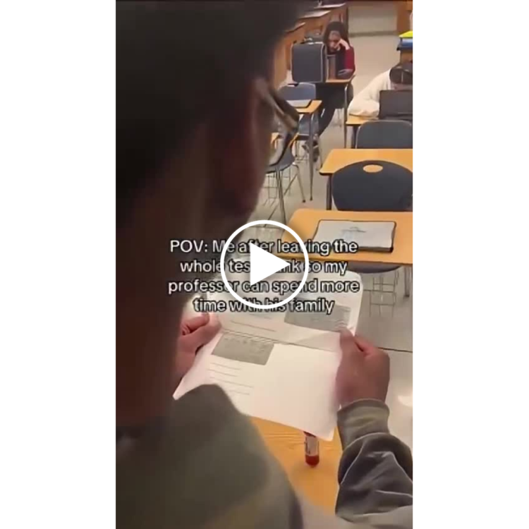 POV: Me after leaking the whole test bank to my professor so I can spend more time with my family. #genius #priorities.