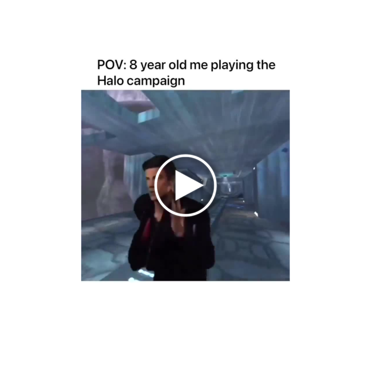 POV: 8 year old me playing the Halo campaign 🤣 Nothing hits like childhood gamer chaos! #Halo #Nostalgia #GamerKids.