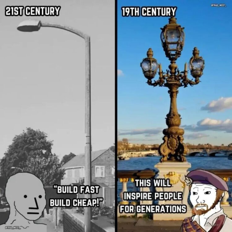 Which are you: "Build fast, build cheap!" or "This will inspire people for generations"? #architecture #design #meme.