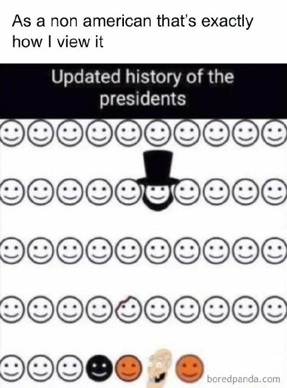 As a non american that’s exactly how I view it 😂 It’s all just hats, colors, and bald heads! #presidents #lol.