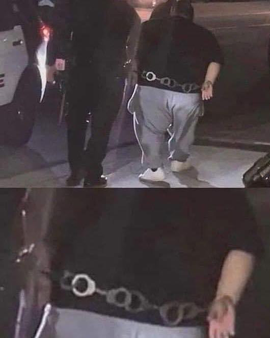 When you say you have trust issues but take it to the next level. Handcuff belt game strong 💪 #fashion #nightout.